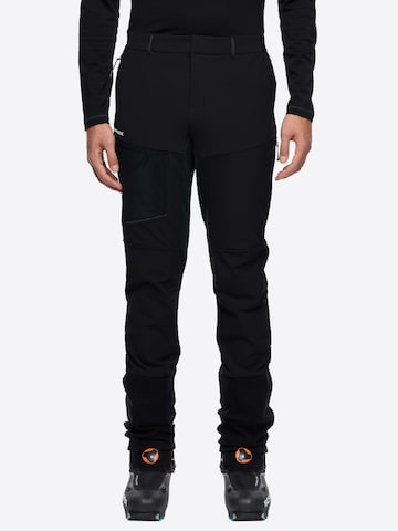 VAUDE Regular Outdoorbroek 'Larice' in Zwart: voorkant