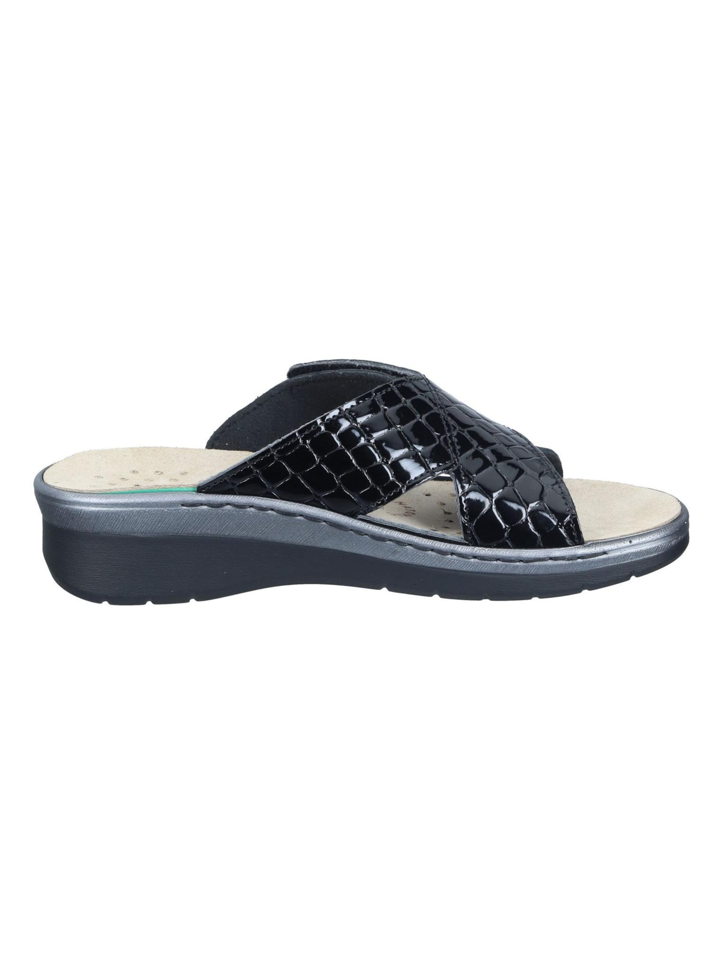 FLY FLOT Mules in Black