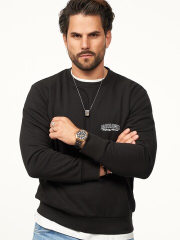 JACK JONES Sweatshirt 'JJINFINITY' in Black