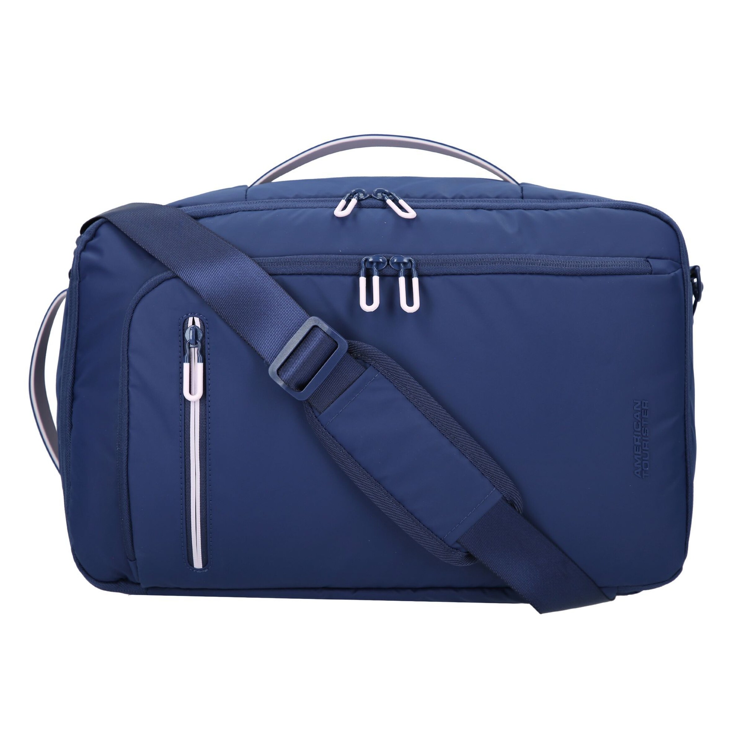 Borsa da viaggio di American Tourister in blu: frontale
