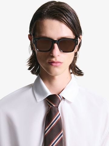 Cravate Bershka en marron