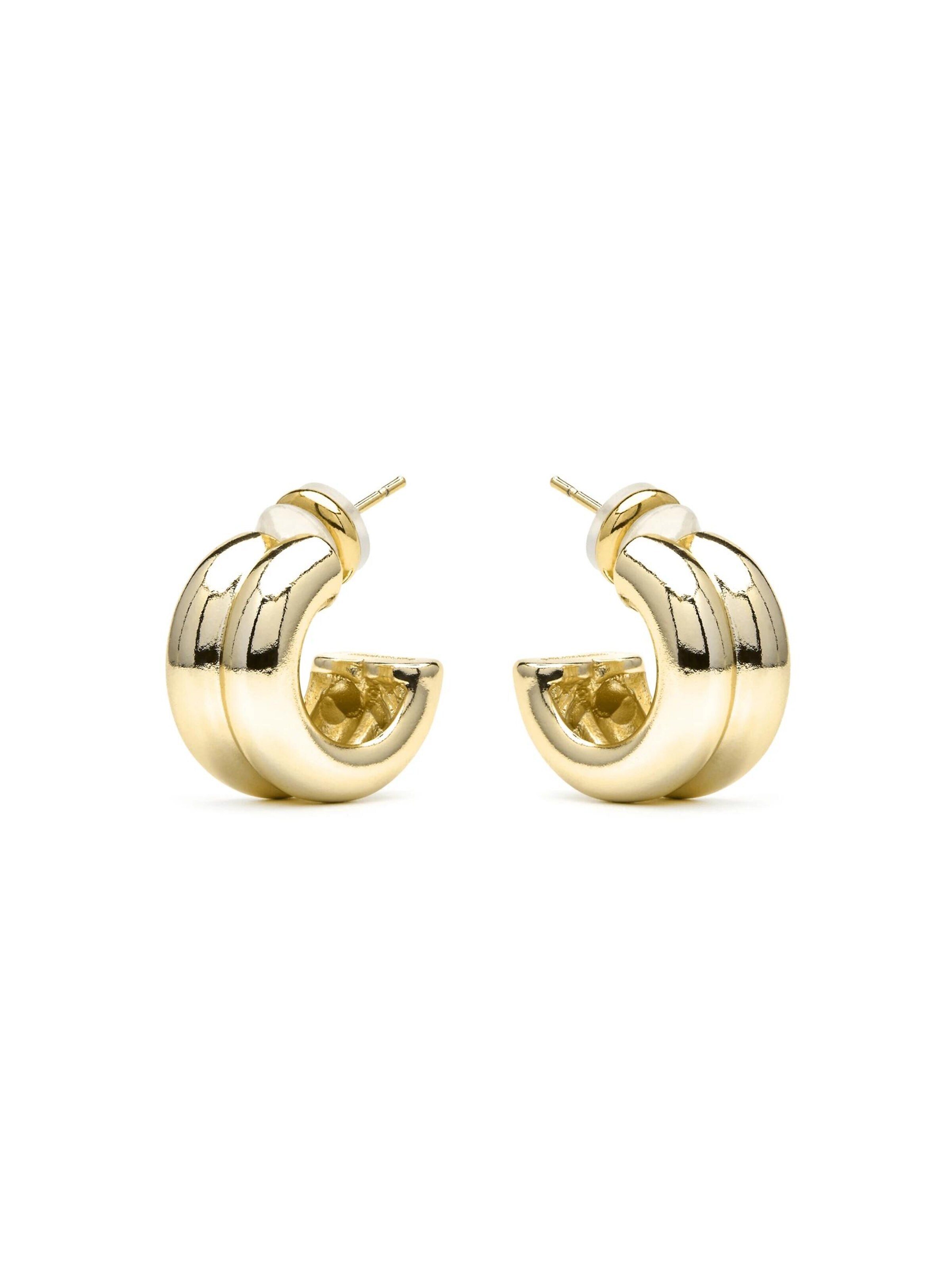 LUXBYLUX Earrings in Gold: front