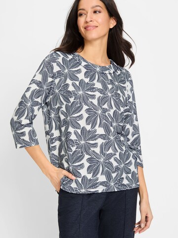 Sweat-shirt Olsen en bleu : devant
