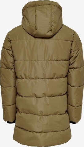 Cappotto invernale 'Carl' di Only & Sons in verde
