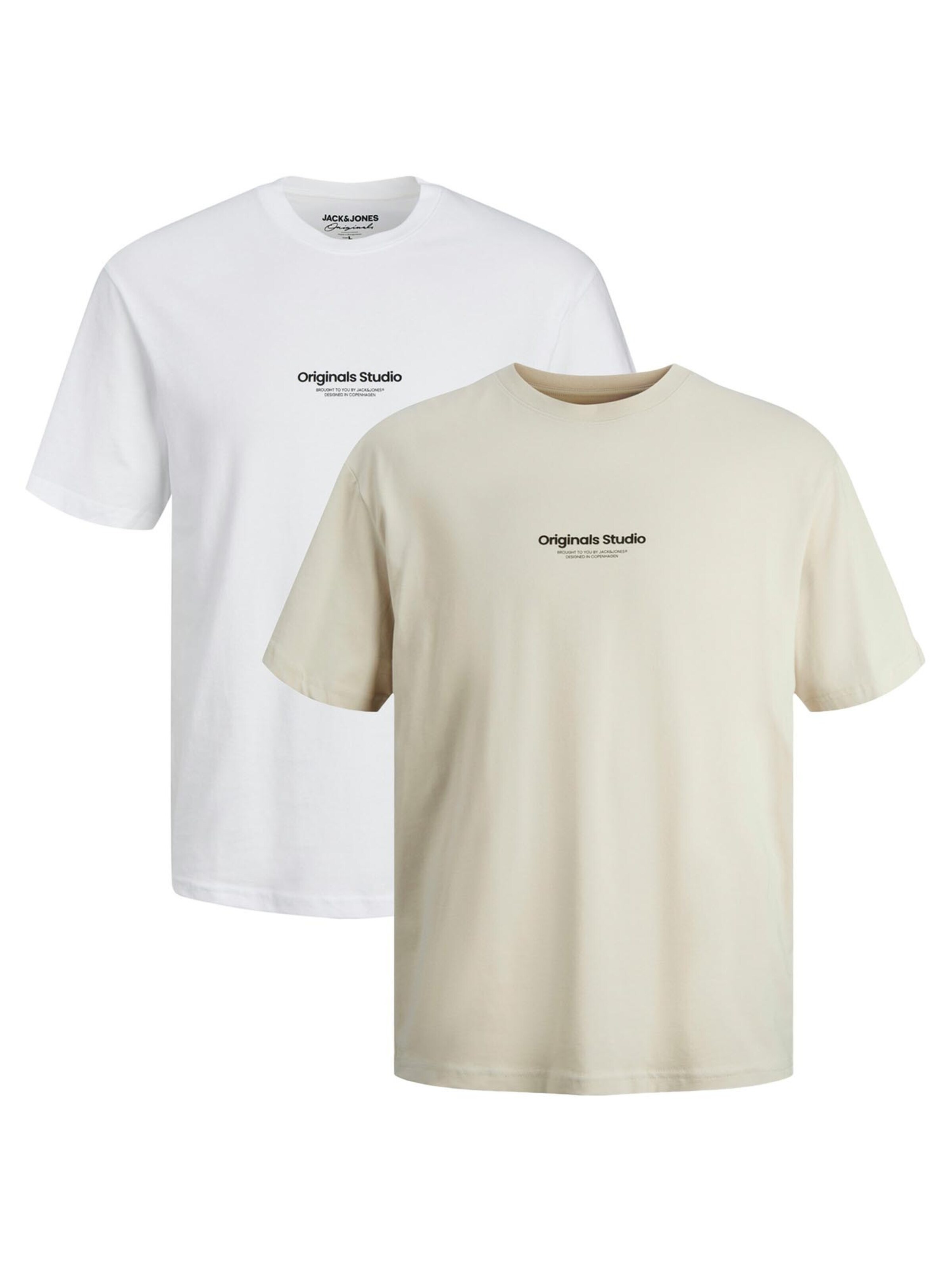 JACK & JONES Shirt 'Jorvesterbro' in Bruin: voorkant
