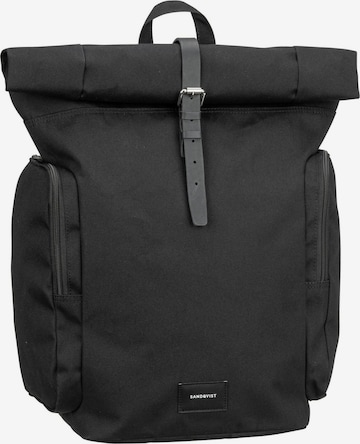 SANDQVIST Backpack 'Axel' in Black: front