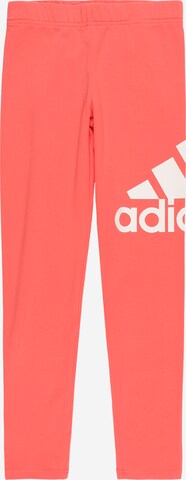 ADIDAS PERFORMANCE Sports trousers in Orange: front
