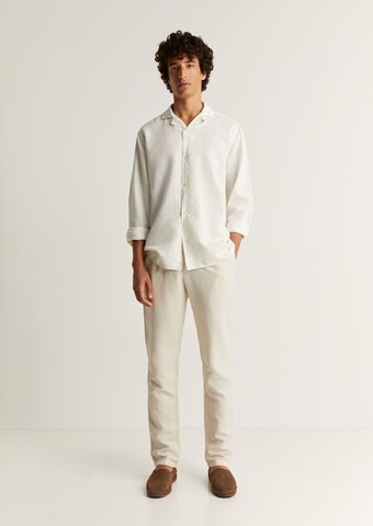 Scalpers Regular fit Shirt 'Barry ' in Wit: voorkant