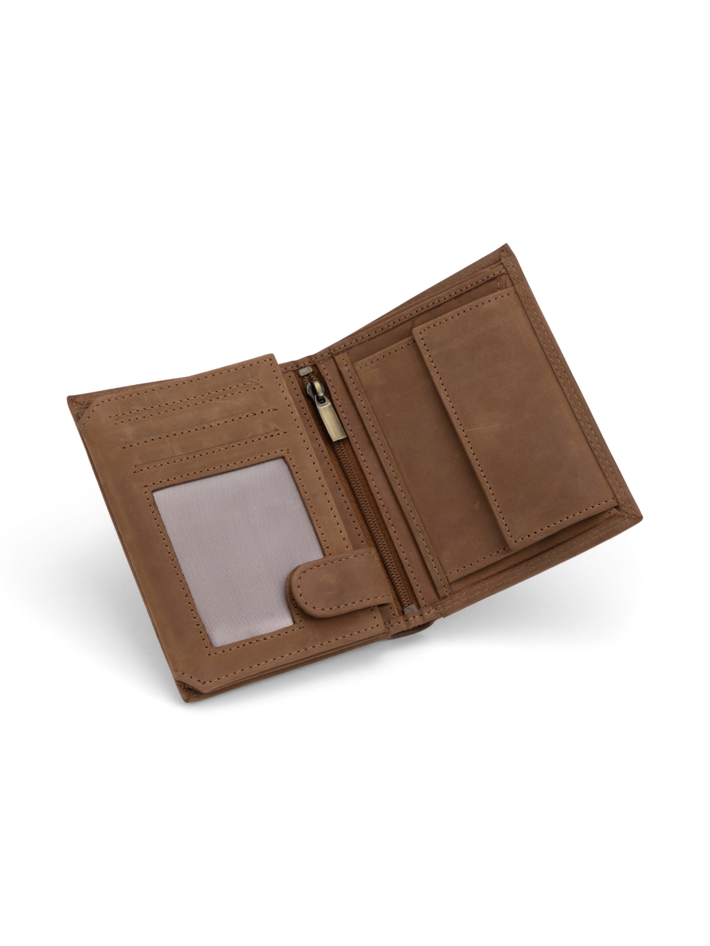 SERASAR Wallet 'Geldbörse "Manager"' in Brown