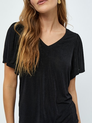 DESIRES Blouse 'Bob Flounce' in Zwart