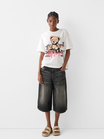 Bershka T-Shirt in Pink