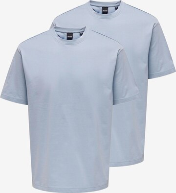 Only & Sons Shirt 'Onsfred' in Blue: front