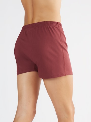 Albero Natur Boxershorts in Rot