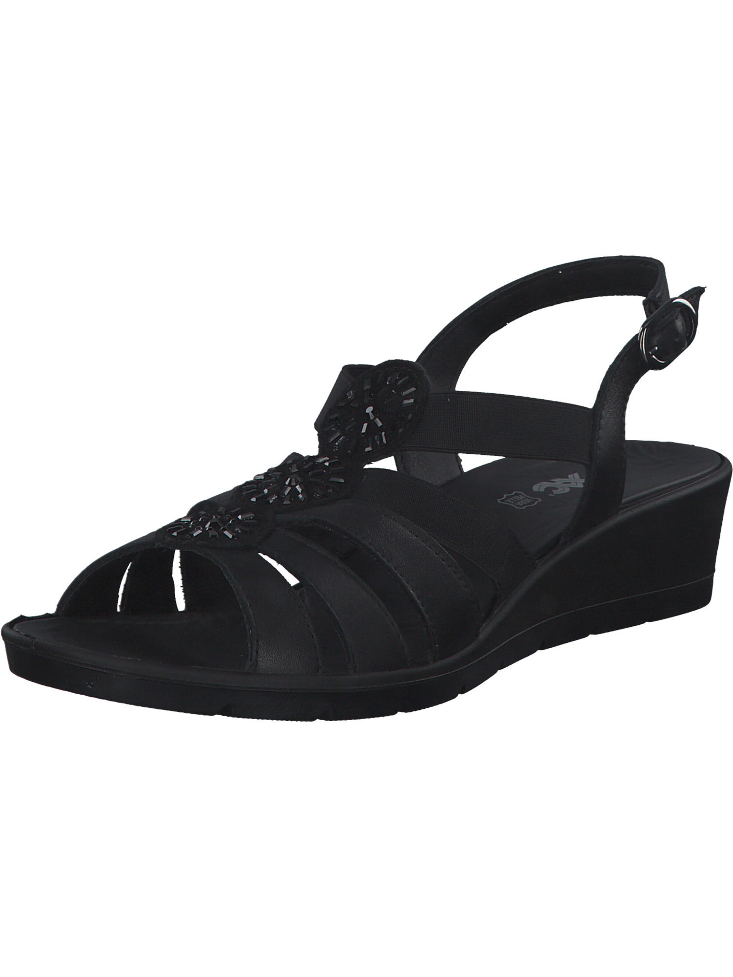 IMAC Sandale in Schwarz: Vorderseite