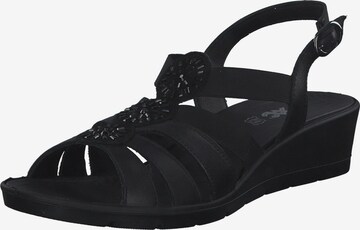 IMAC Sandals in Black: front