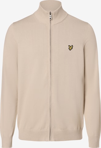 Lyle & Scott Strickjacke in Beige: predná strana