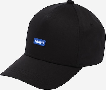 Casquette HUGO Blue en noir : devant