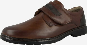 JOSEF SEIBEL Classic Flats 'Alastair' in Brown: front