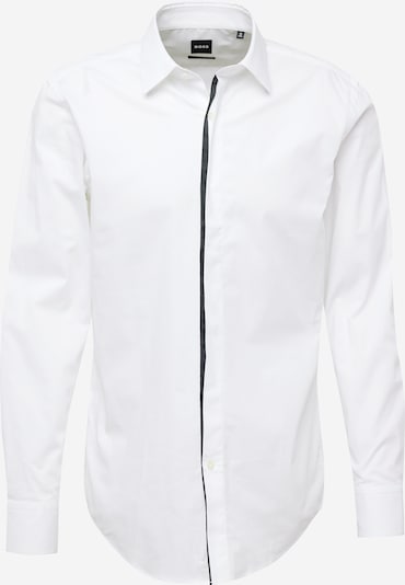 BOSS Black Button Up Shirt 'HANK' in Black / White, Item view