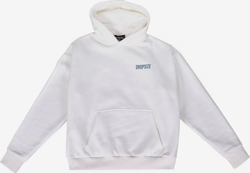 Dropsize Sweatshirt 'Hustle Club' in Weiß: Vorderseite