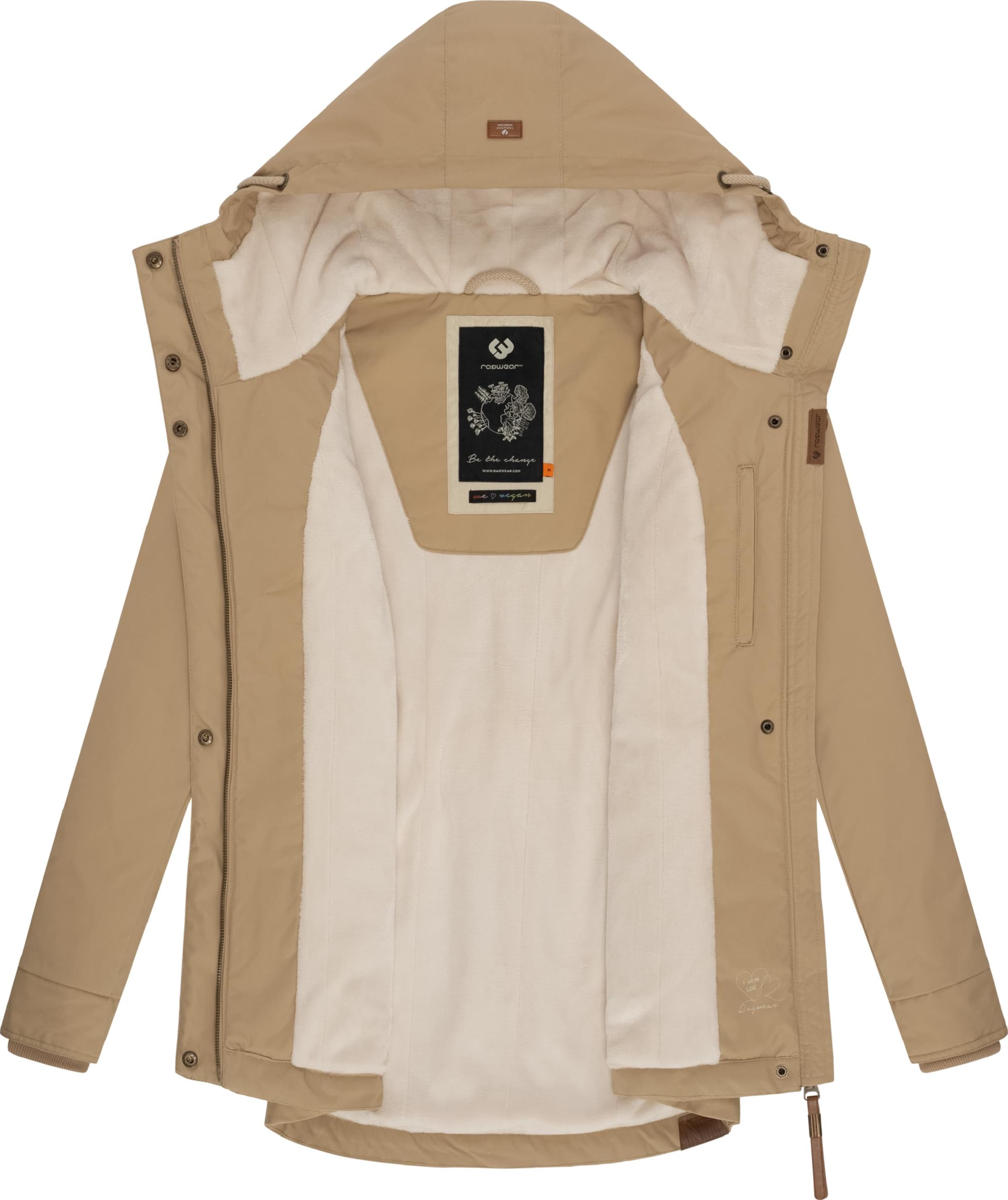 Veste d’hiver 'Monade' Ragwear en beige