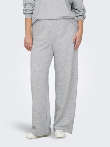 ONLY Carmakoma Wide leg Pants 'RONDA' in Grey: front