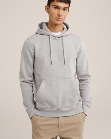 Sweat-shirt WE Fashion en gris : devant