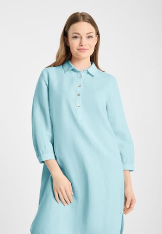 Frieda & Freddies NY Hemdblusenkleid in Blau: Vorderseite