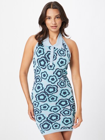 Robes en maille Cotton On en bleu : devant