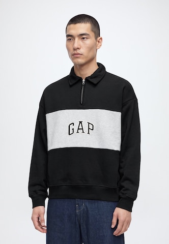 GAP Majica | črna barva: sprednja stran