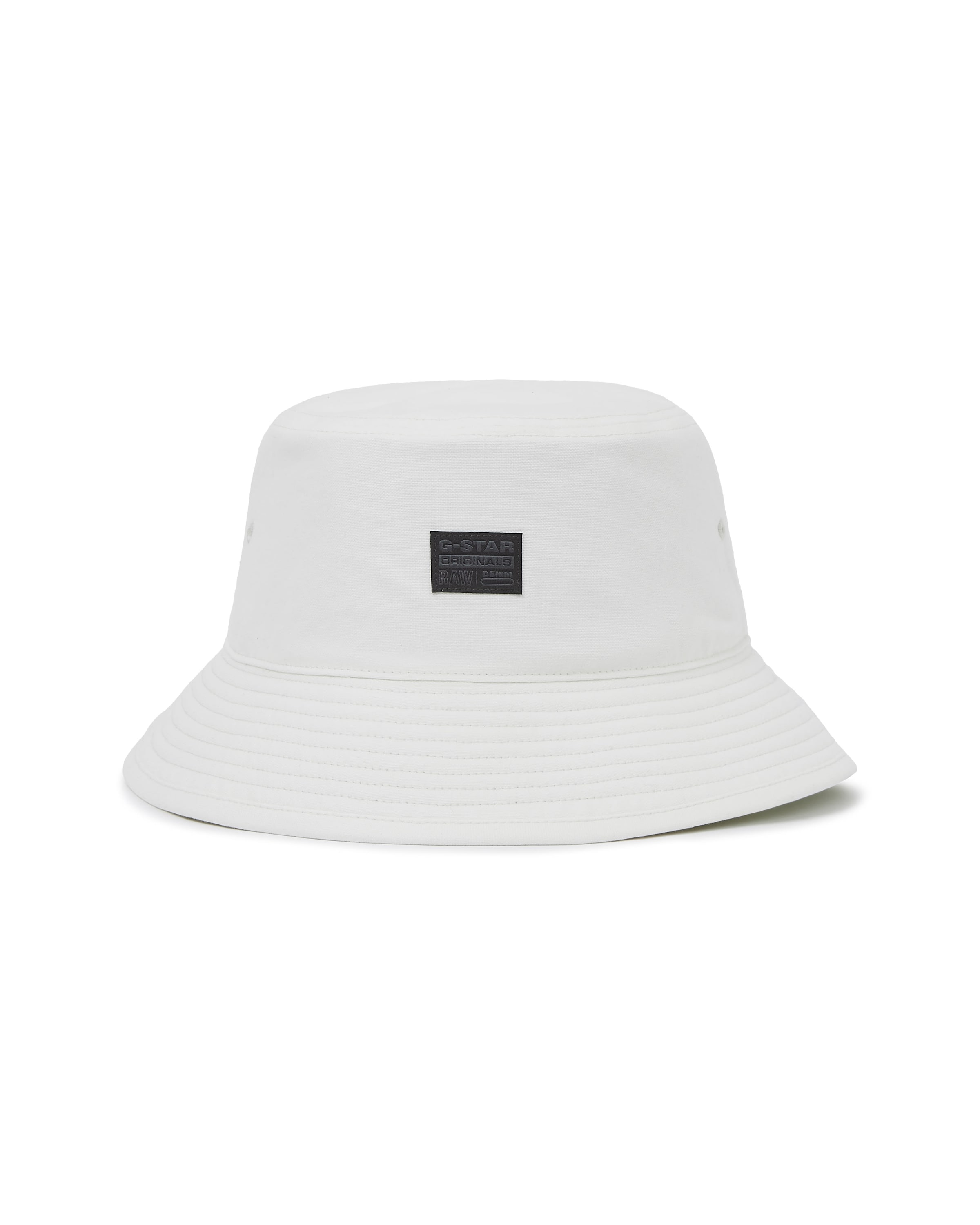 G-STAR Hat 'Originals Bucket Hat' in White: front