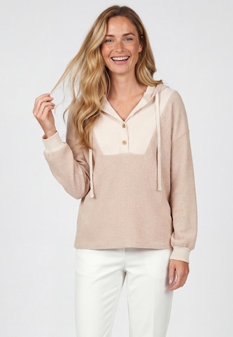 Sweat-shirt usha BLUE LABEL en beige : devant