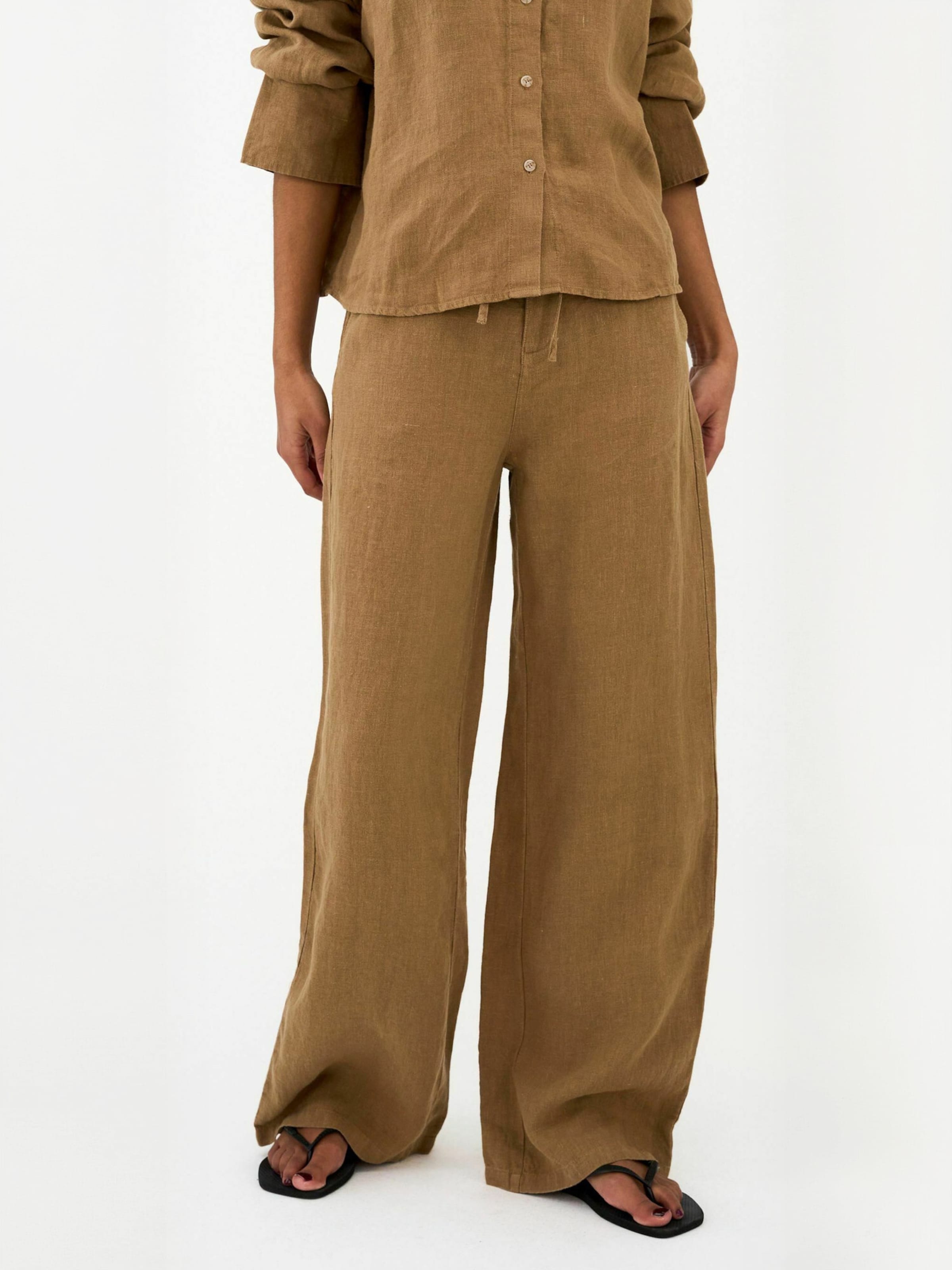Regular Pantalon ' IVY-Violet ' Ivy Copenhagen en beige