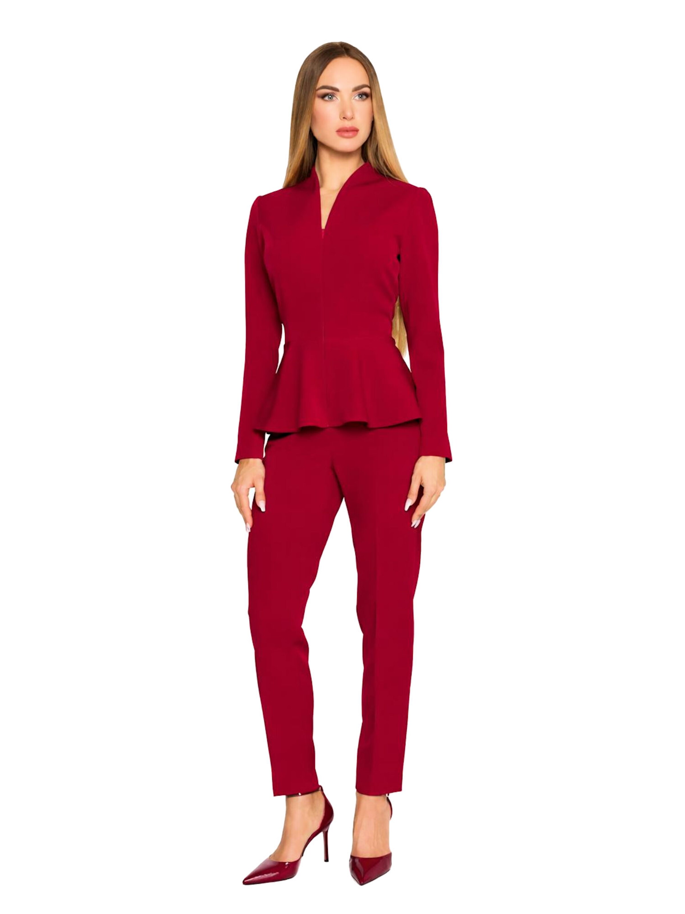 Numoco Jumpsuit 'Marlene'‌‌‌‌‌‌‌‌‌ in Rot