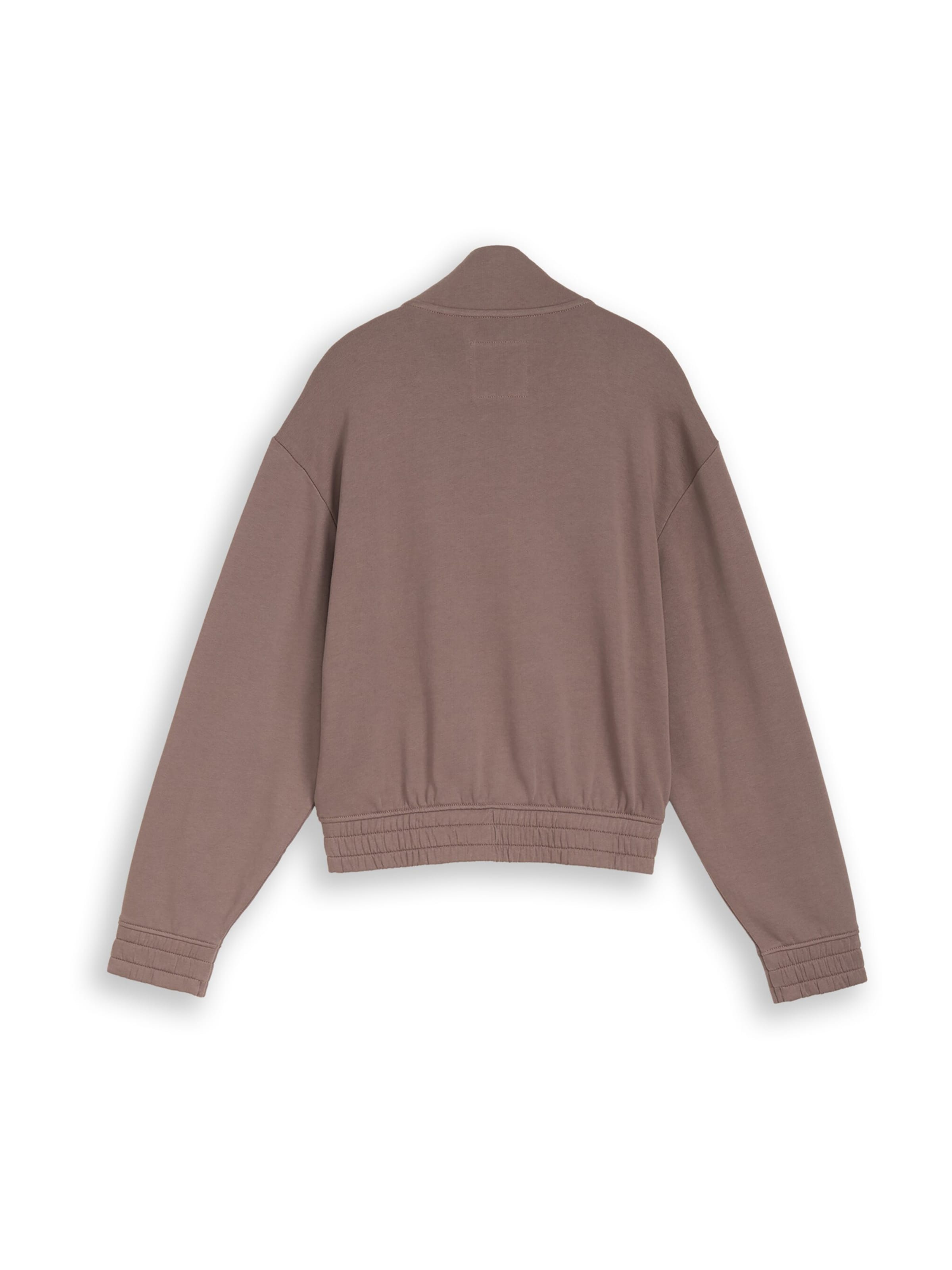 Veste de survêtement TOM TAILOR en marron