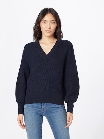 BOSS Orange Sweater 'Faosta' in Blue: front