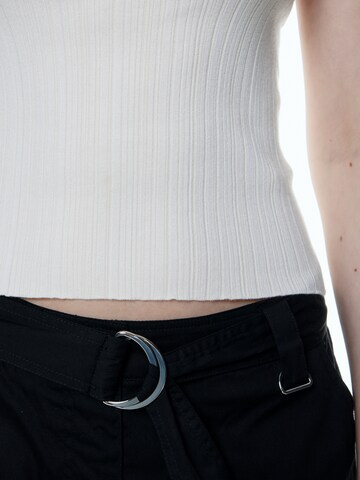 EDITED Gebreide top 'Ondria' in Wit