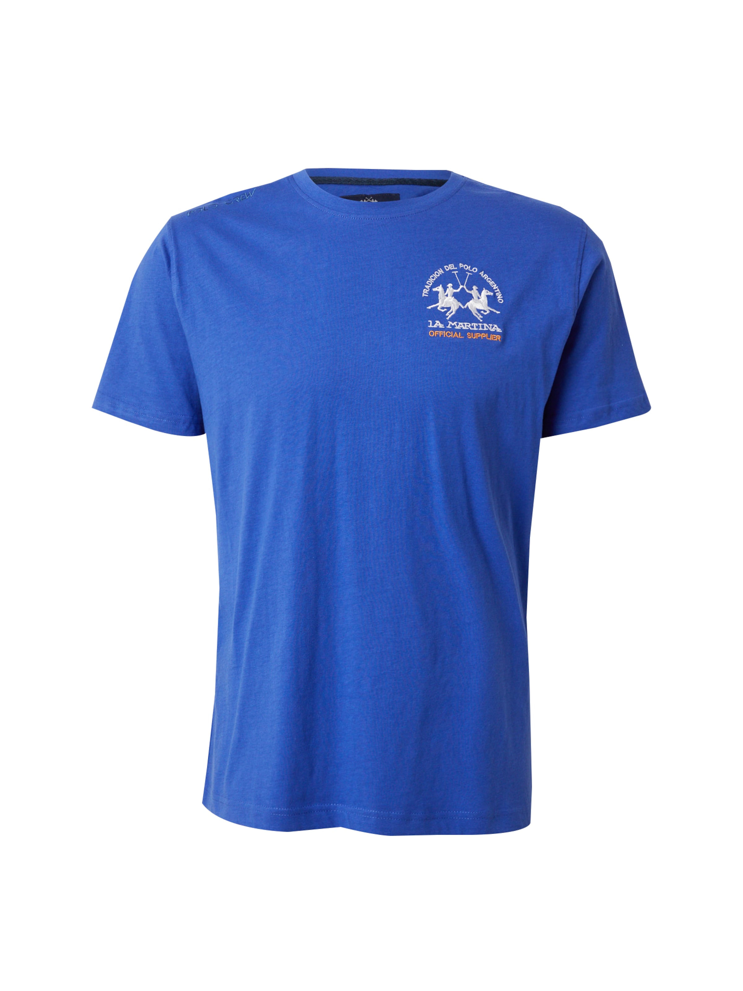 La Martina T-shirt i blå: framsida