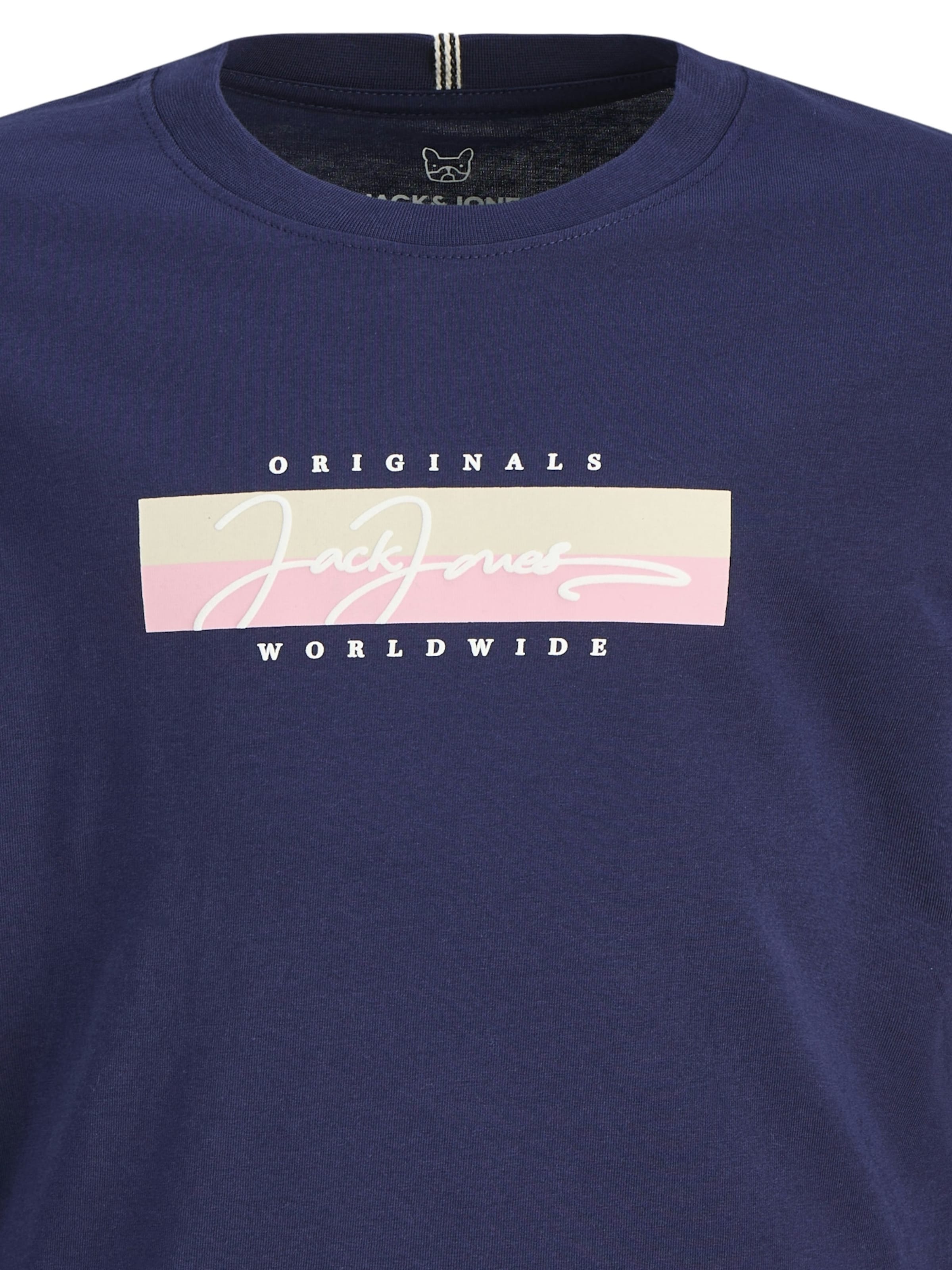 Jack & Jones Junior T-shirt 'Frederiksberg' i blå