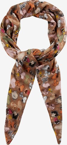 Foulard 'Peanuts' CODELLO en marron : devant