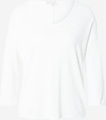 TOM TAILOR Shirt in White: front