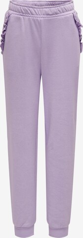 KIDS ONLY Tapered Pants in Purple: front