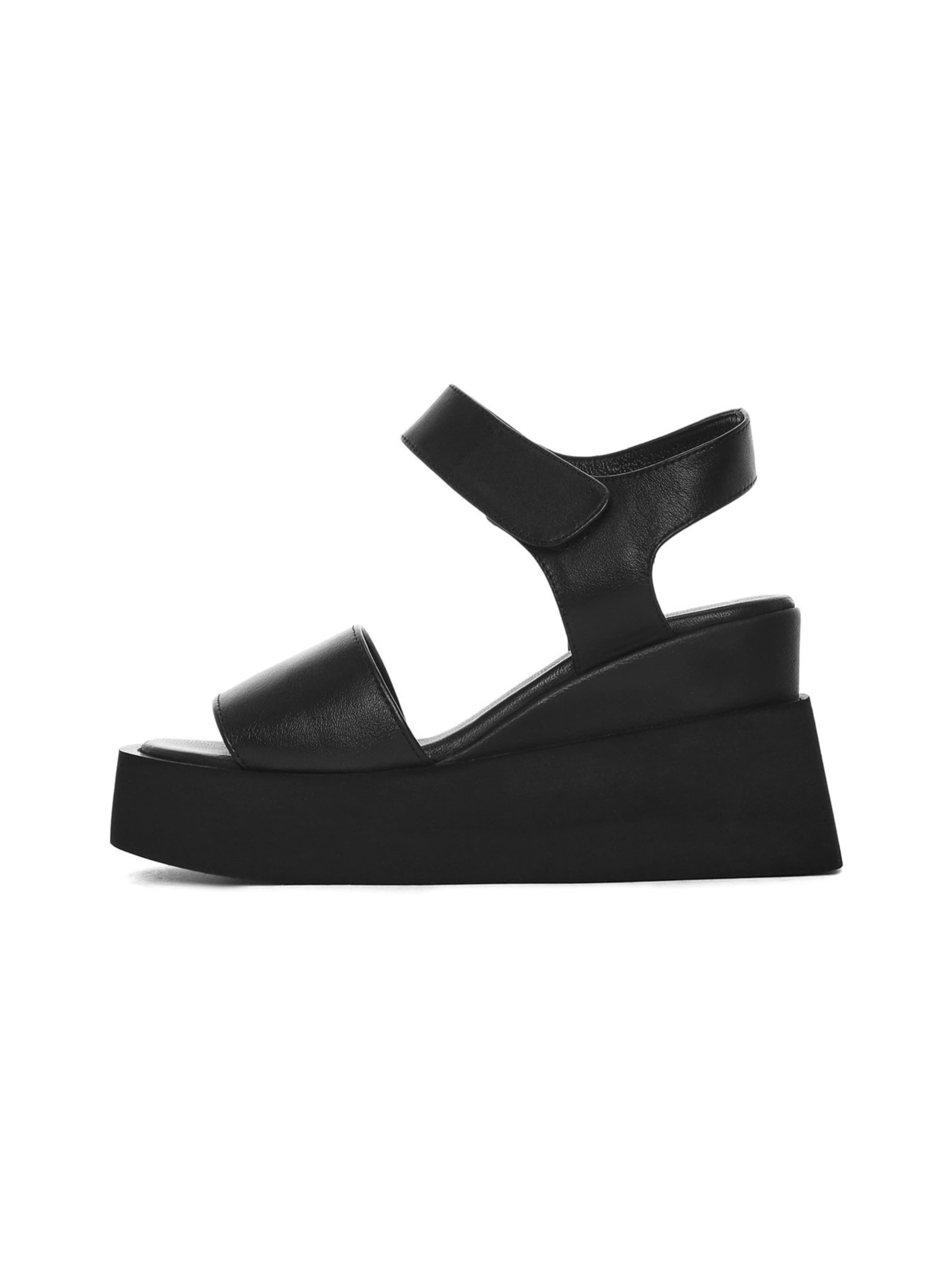 Derimod Sandaal in Zwart: voorkant