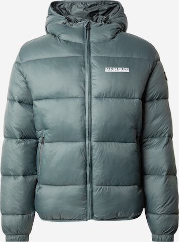 NAPAPIJRI Winter Jacket 'Suomi' in Green: front