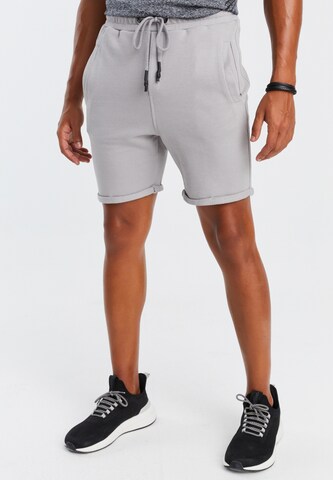 Leif Nelson Slimfit Shorts 'LN-8316' in Grau