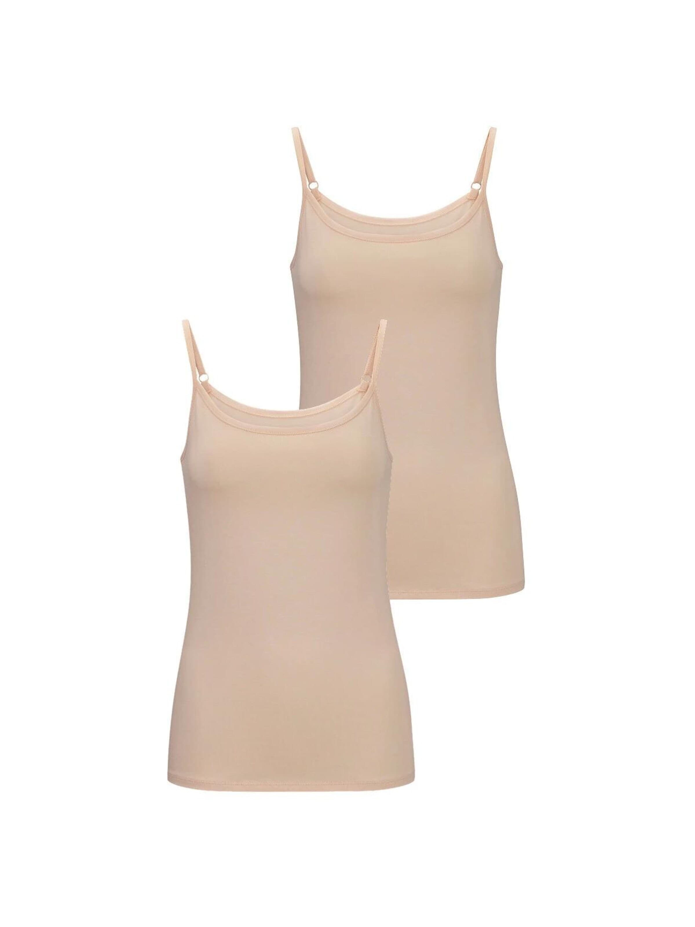 FALKE Unterhemd '2-Pack'‌‌ in Beige: Vorderseite