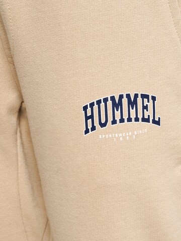 Hummel Tapered Pants in Beige