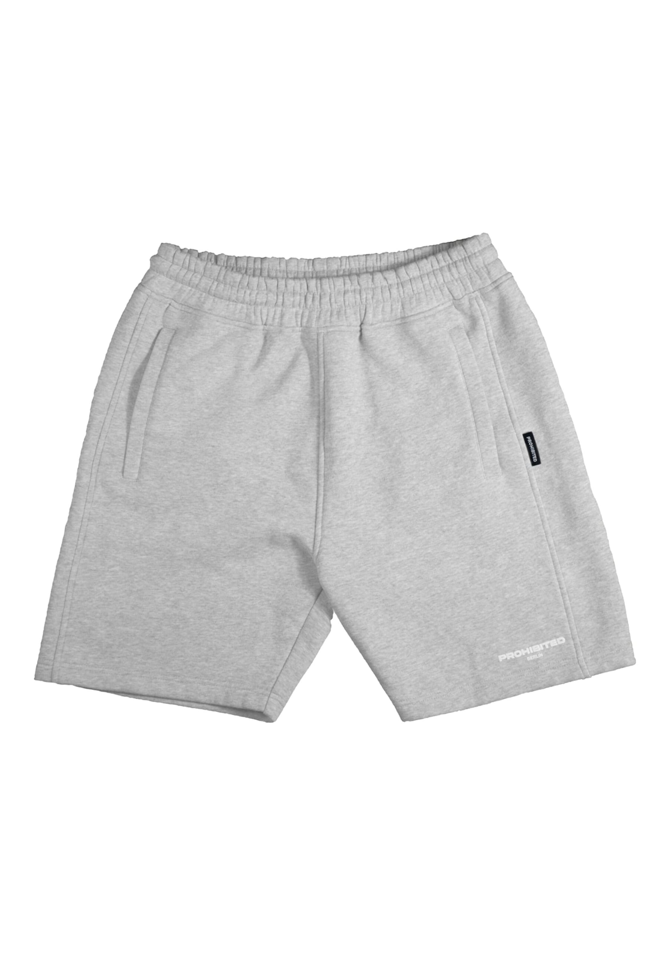 regular Pantaloni sportivi di Prohibited in grigio: frontale