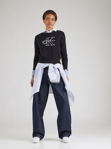 Calvin Klein Jeans Regular Sweater in Black