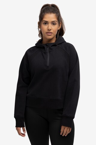Ulla Popken Sweatshirt in Black: front